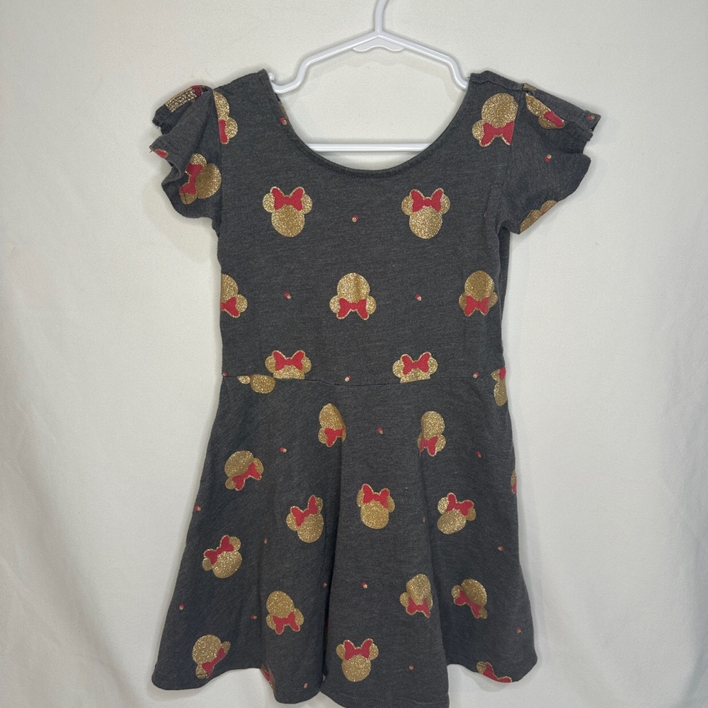 Disney Minnie Mouse Glitter Dress - 4T